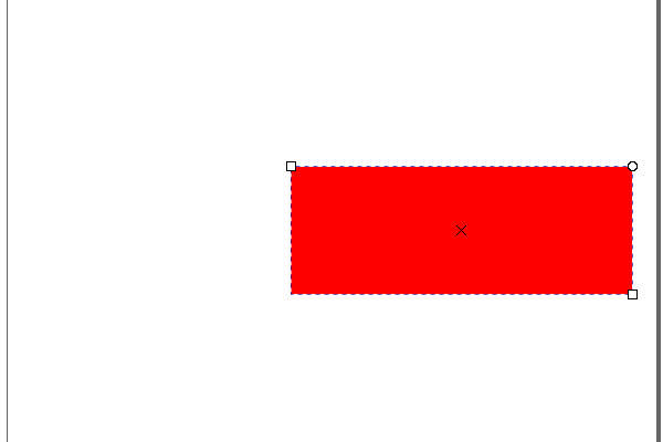 28. 矩形のフィルに赤色がセットされる