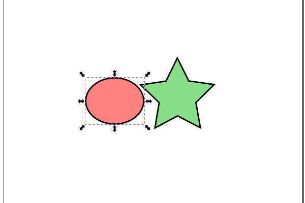 8. 赤色の楕円の領域が狭まる