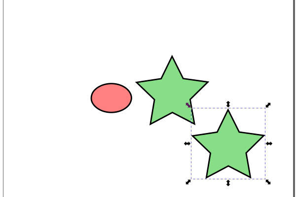 25. 緑色の星形が2つになっている
