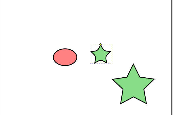 32. 緑色の星形の領域が狭まる